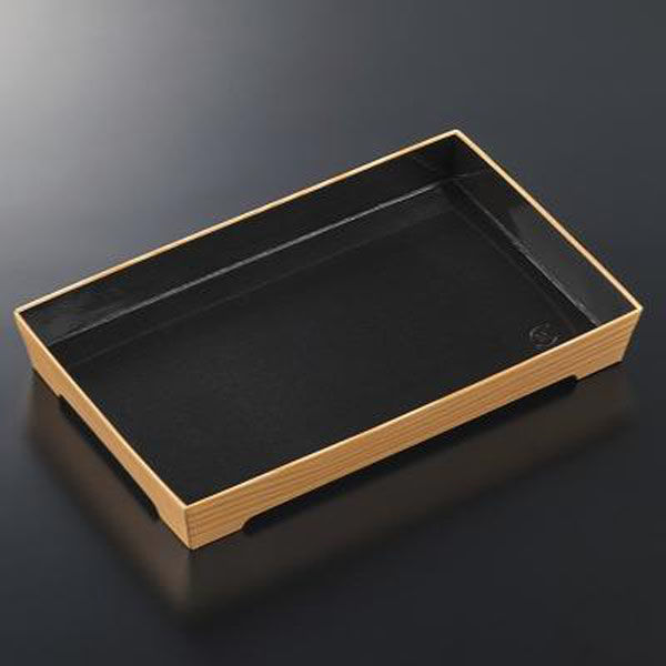 中央化学 寿司容器 SKS 20-12 黒-木曽 身 00778741 1ケース(400個(50個×8))（直送品）