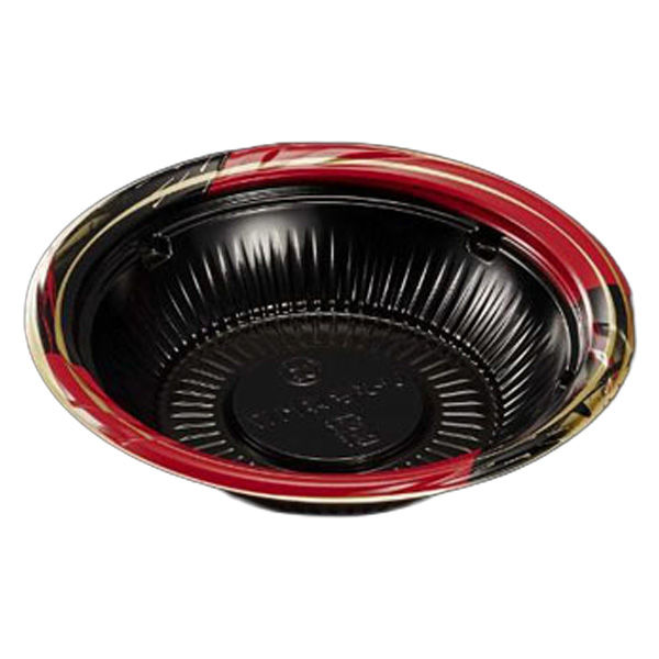 中央化学 どんぶり容器 CTいぶき丼 M17 めぐりR-BK身 00643132 1袋(50個)（直送品）