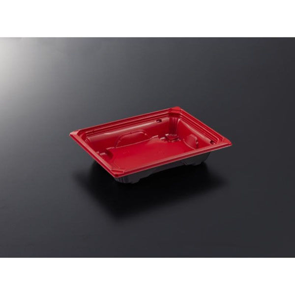 中央化学 どんぶり容器 CT活膳 19-15 赤-BK 身 00772359 1ケース(1000個(50個×20))（直送品）