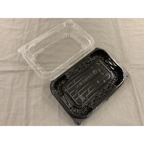 中央化学 フードパック ワンパック18-12 黒 00782201 1ケース(1200個(50個×24))（直送品）