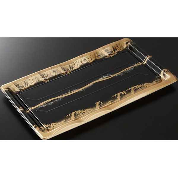 中央化学 寿司容器 豊味 24-3 ささなりBK 身 00695785 1ケース(600個(25個×24))（直送品）