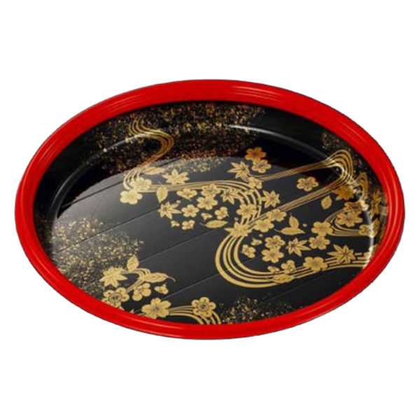 中央化学 寿司桶 HS 桶 M360 花泉-BK 身LL 00768079 1袋(20個)（直送品）