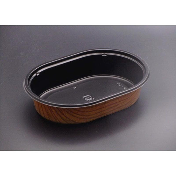 リスパック 弁当容器 バイオデリカ HD 711B 一木(外ラミ) RHIB106 1ケース(1200個(100個×12))（直送品）