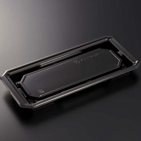 中央化学 寿司容器 HS澄板24-11 BK 身 00115255 1袋(50個)（直送品）