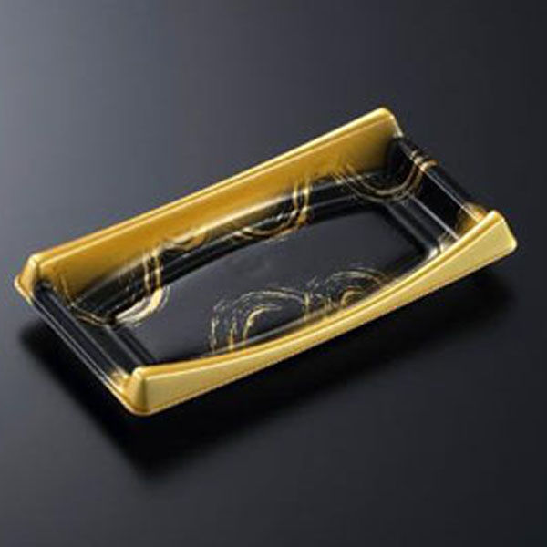 中央化学 刺身容器 CF 船 10 くろがね 身 00303962 1袋(25個)（直送品）