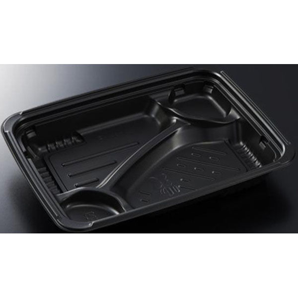 中央化学 弁当容器 BCTはるか22-17C BK 身 00698242 1袋(50個)（直送品）