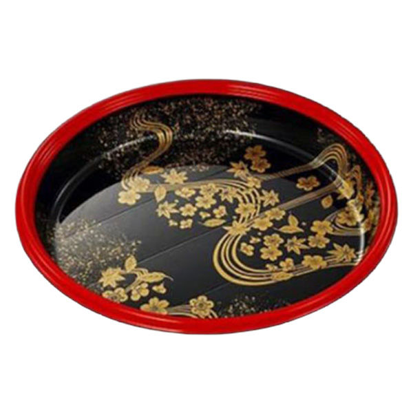 中央化学 寿司桶 HS 桶 M310 花泉-BK 身LL 00768078 1袋(20個)（直送品）