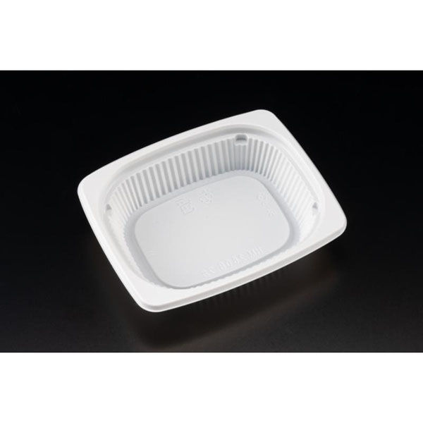 リスパック 軽食容器 バイオデリカ HM 260 BZ 深 白 RHIF773 1袋(50個)（直送品）