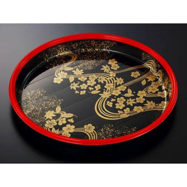 中央化学 寿司桶 HS 桶 M440 花泉-BK 身LL 00768081 1ケース(80個(10個×8))（直送品）