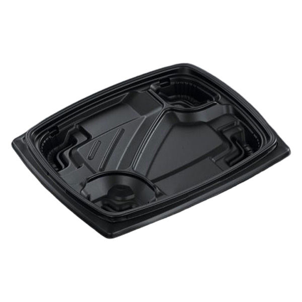 中央化学 弁当容器 CTリル 24-20C BK 身 00603976 1ケース(600個(50個×12))（直送品）