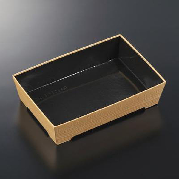 中央化学 寿司容器 SKS 17-12(43) 黒-木曽 身 00778734 1袋(25個)（直送品）