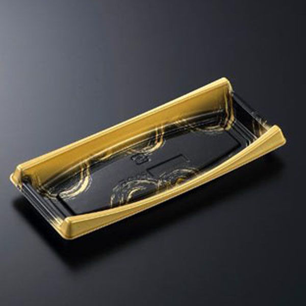 中央化学 刺身容器 CF 船 25 くろがね 身 00303964 1ケース(600個(25個×24))（直送品）