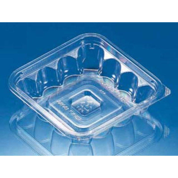 リスパック 透明カップ バイオ 125角180 BS PABJ195 1ケース(1500個(100個×15))（直送品）