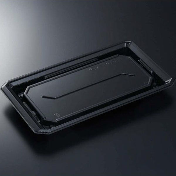 中央化学 寿司容器 HS澄板26-14 BK 身 00115790 1ケース(600個(50個×12))（直送品）