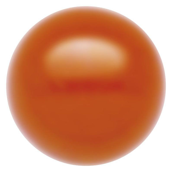 ササガワ イベント用品 37-7806 抽選球 直径12mm オレンジ 10個入 1ケース(1個)（直送品）