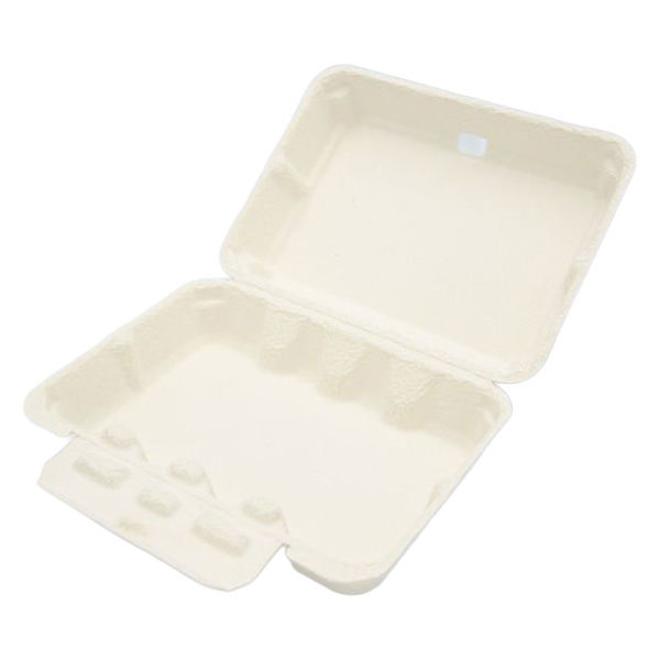 日本モウルド工業 弁当容器 パルボックス(大)白 42031 1ケース(100個(1個×100))（直送品）