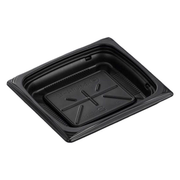 中央化学 軽食容器 CT 葵 14-12 BK 身 00733333 1袋(50個)（直送品）