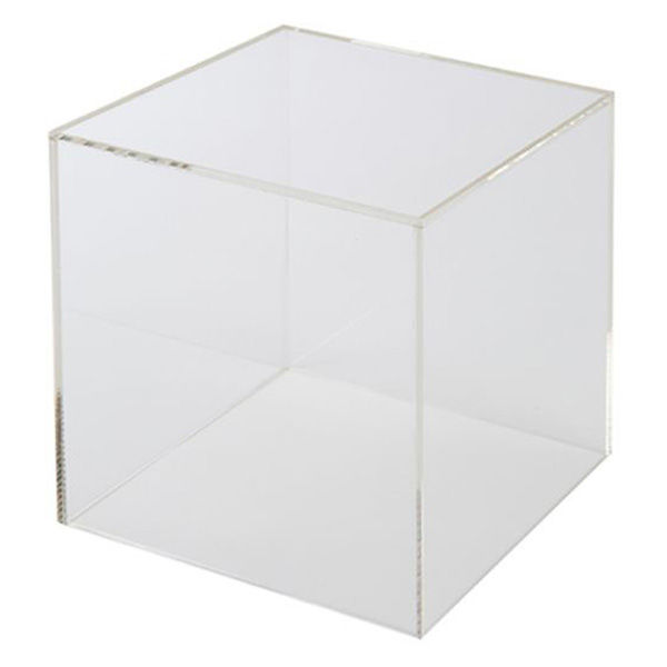 クルーズ アクリル什器 アクリルボックス5面体 15cm角 AB-150 1ケース(18個(1個×18))（直送品）