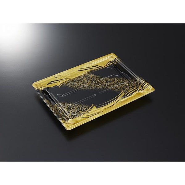 中央化学 寿司容器 鮮鋭 21-3 ことほぎBK 身 00762158 1ケース(400個(50個×8))（直送品）