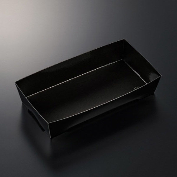 中央化学 弁当容器 SKS 302(43) 黒 身 00793651 1袋(50個)（直送品）