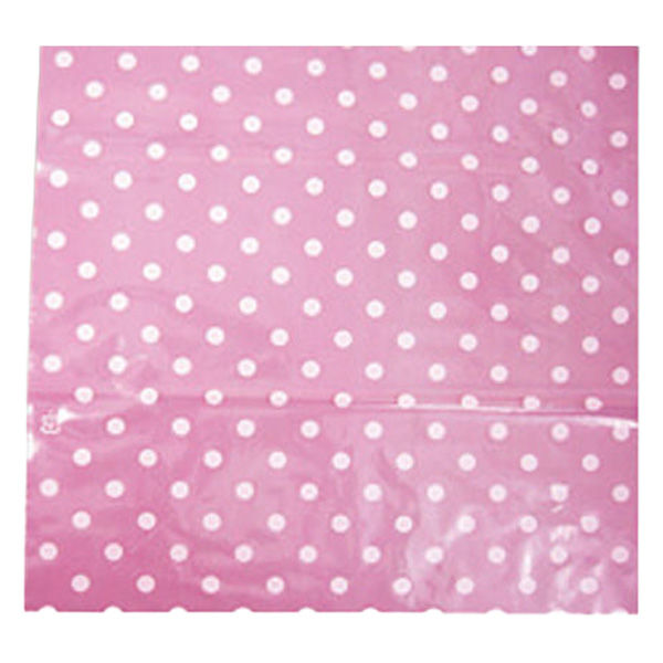 福井化成 ポリ風呂敷 水玉 100角 ピンク 190390 1袋(50個)（直送品）