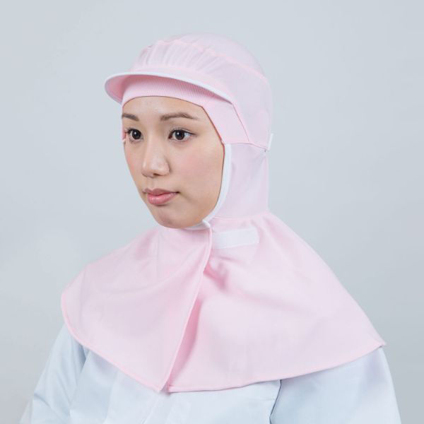 日本フィットフード 衛生用帽子 フィットフード FH-210P ピンク M 00612387 1袋(5個)（直送品）