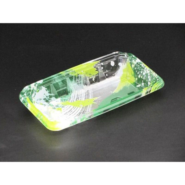 リスパック 刺身容器 バイオPET 流し盛 20-11B 海洋緑 FAPU311 1ケース(1000個(50個×20))（直送品）