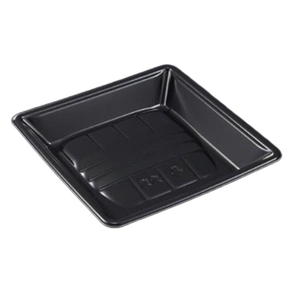 中央化学 発泡トレー 美栄え桶 20-20 黒 00770254 1ケース(900個(50個×18))（直送品）