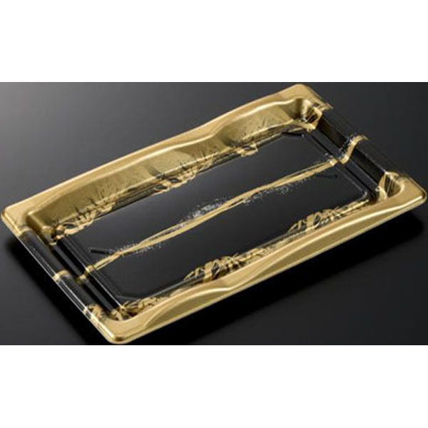 中央化学 寿司容器 豊味 10-2 ささなりBK 身 00682785 1ケース(1200個(50個×24))（直送品）