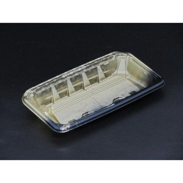 リスパック 刺身容器 バイオPET 流し盛 20-11B 組子金 FAPU314 1ケース(1000個(50個×20))（直送品）