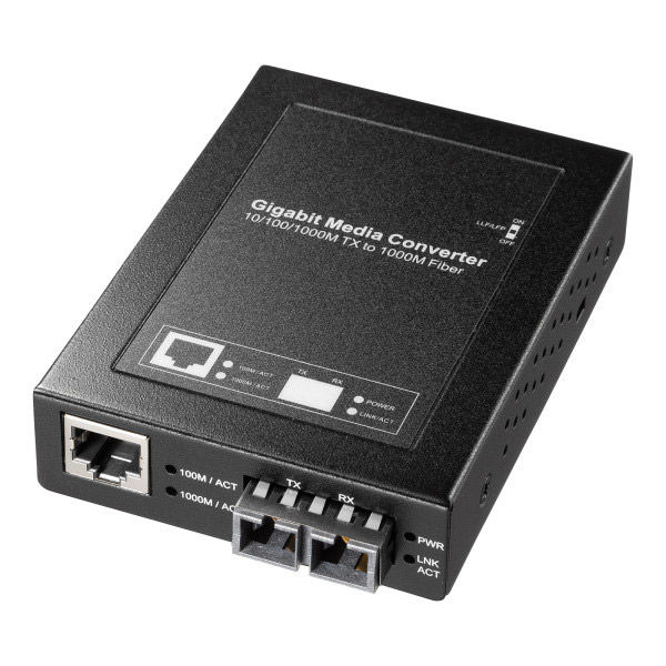 サンワサプライ  光メディアコンバータ（ギガビット対応・ブリッジ・マルチモード） LAN-EC212CB（直送品）