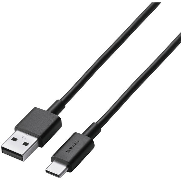 タイプCケーブル  ( USB-A to USB-C ) USB2.0 50cm MPA-AC05BBK エレコム 1個（直送品）