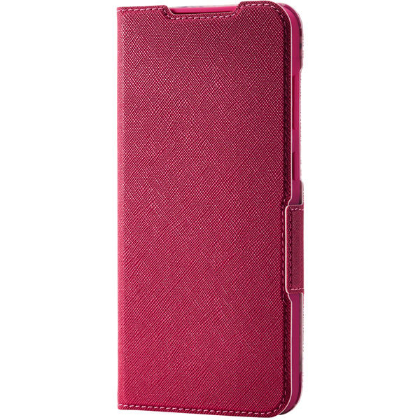 G254 ケース レザー 手帳型 マグネット 超軽量 ディープピンク PM-G254PLFUJPND エレコム 1個（直送品）