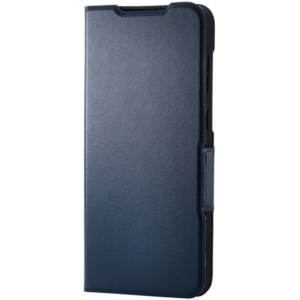 G254 ケース レザー 手帳型 マグネット 超軽量 ネイビー PM-G254PLFUNV エレコム 1個（直送品）
