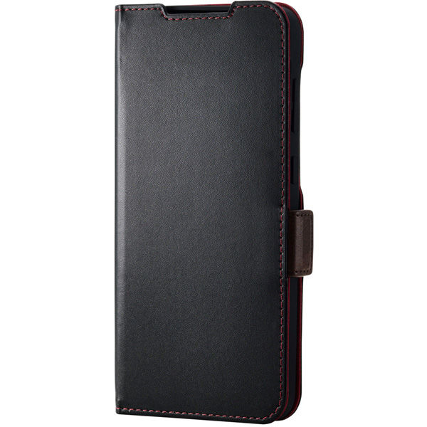 G254 ケース レザー 手帳型 マグネット ブラック PM-G254PLFYBK エレコム 1個（直送品）