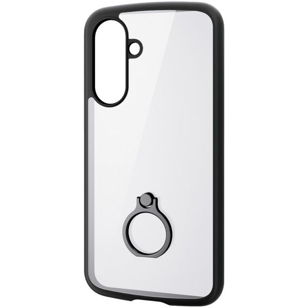 G254 ケース ハイブリッド 衝撃吸収 軽量 薄型 リング付 ブラック PM-G254TSLFCRBK エレコム 1個（直送品）