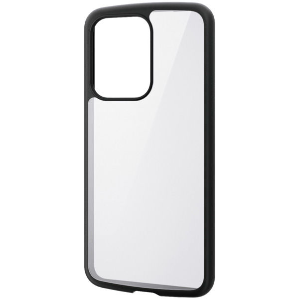 O251 ケース ハイブリッド 衝撃吸収 軽量 薄型 ブラック PM-O251TSLFCBK エレコム 1個（直送品）