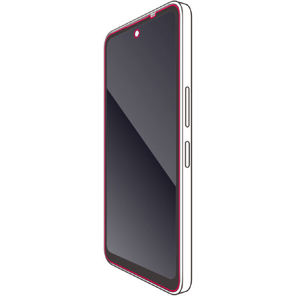 AQUOS wish5 (SH-52F) ガラスフィルム 高透明 全面保護 ブラック PM-S251FLGF エレコム 1個（直送品）