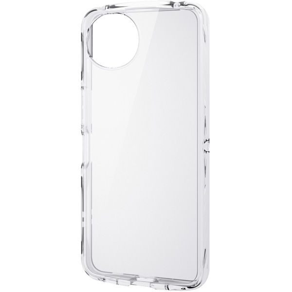 AQUOS wish5 (SH-52F) ケース ハイブリッド 衝撃吸収 クリア PM-S251TSLACR エレコム 1個（直送品）