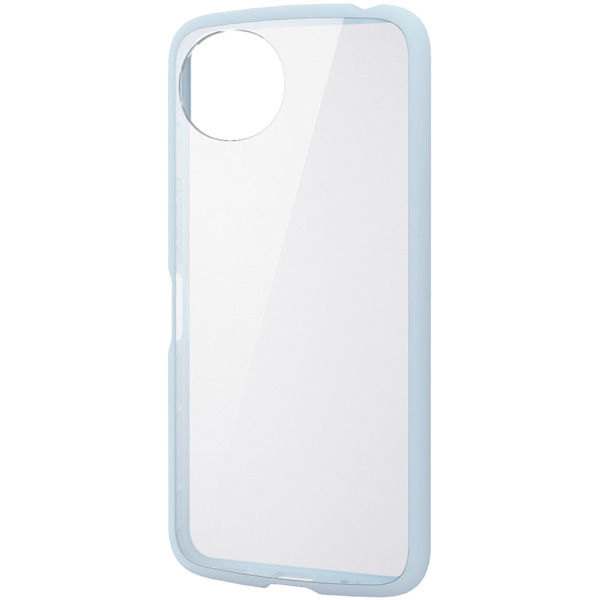 AQUOS wish5 (SH-52F)ケース ハイブリッド 衝撃吸収 ライトブルー PM-S251TSLFCBU エレコム 1個（直送品）
