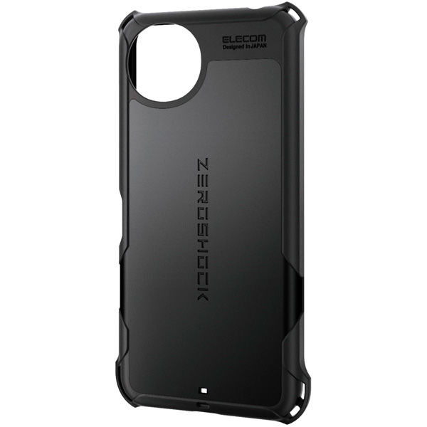 AQUOS wish5 (SH-52F) ケース ハイブリッド ブラック PM-S251ZEROBK エレコム 1個（直送品）