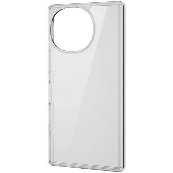 AQUOS R10 (SH-51F) ケース ハイブリッド 衝撃吸収 クリア PM-S252HVCKCR エレコム 1個（直送品）