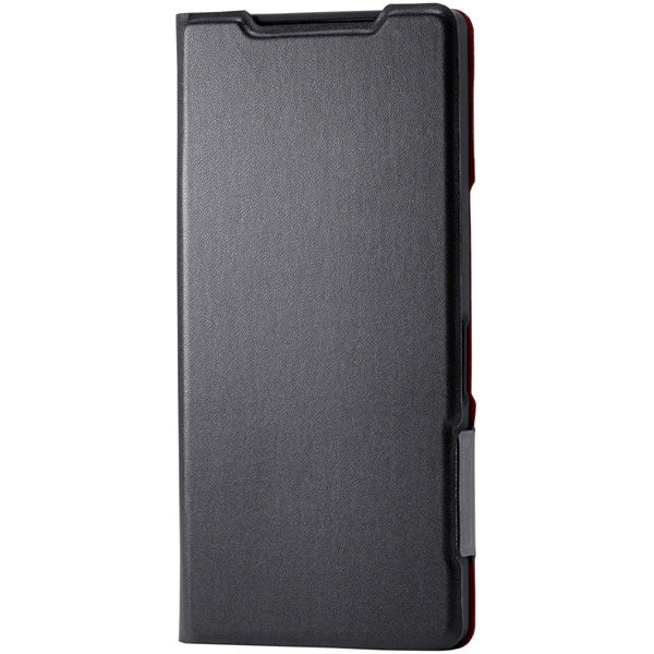 AQUOS R10 (SH-51F) ケース レザー 手帳型 超軽量 ブラック PM-S252PLFUBK エレコム 1個（直送品）