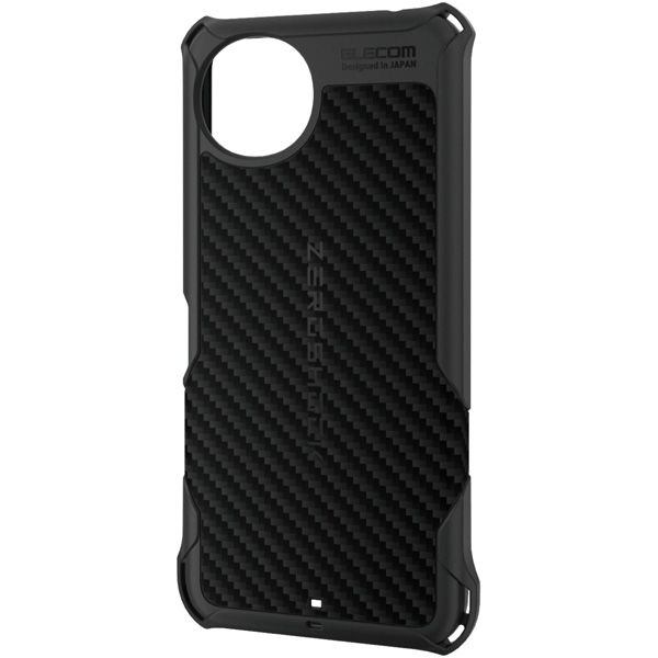 AQUOS wish5 (SH-52F) ケース ソフト グリップ ブラック