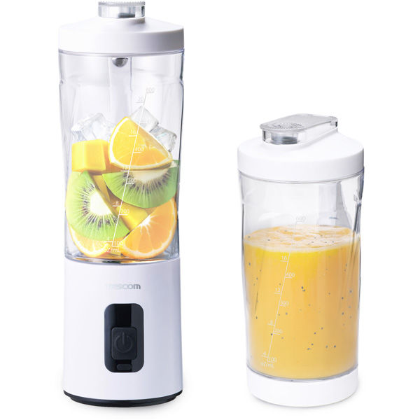 ミキサー コードレス ジュース スムージー 角氷も粉砕 600ml ホワイト TMX60A-W テスコム 1個（直送品）