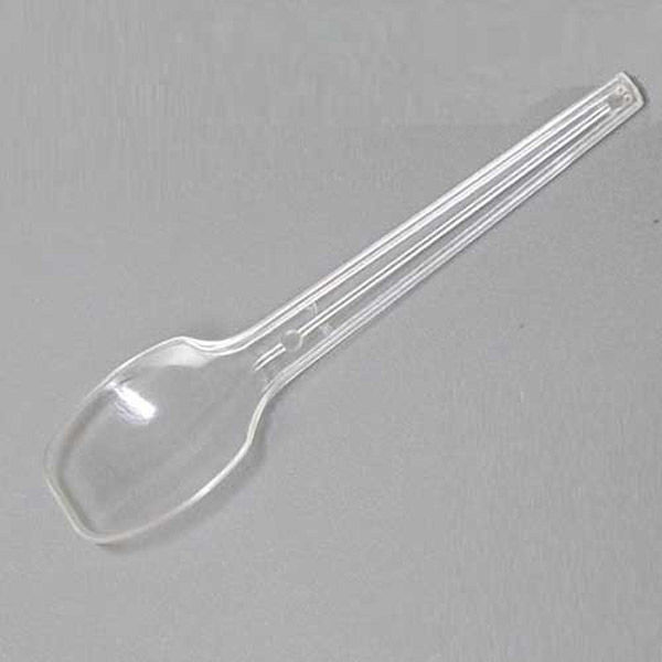 MISM PSデザートスプーン クリア M 1000本 1セット(1袋×10)（直送品）