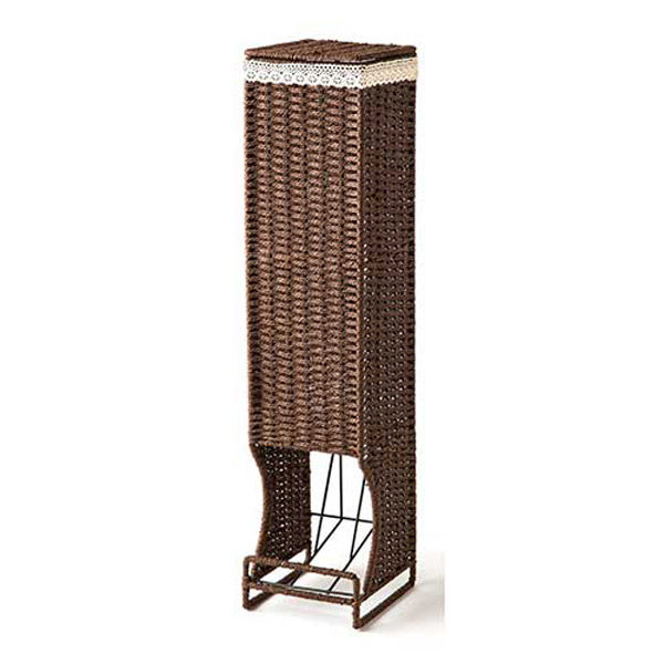 MISM ロールペーパーストッカーL ダークブラウン 1セット(1個×12)（直送品）