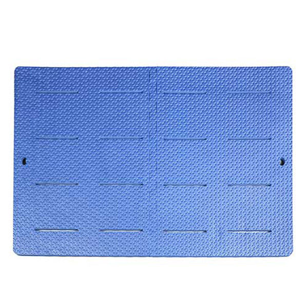 MISM ジョイントバスマット ブルー 1セット(1個×15)（直送品）