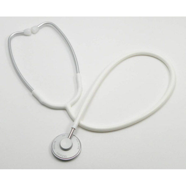ケンツメディコ シングル聴診器(シングルタイプ 内バネ式)ホワイト 軽量 ベーシック 日本製 NO.110 1個（直送品）