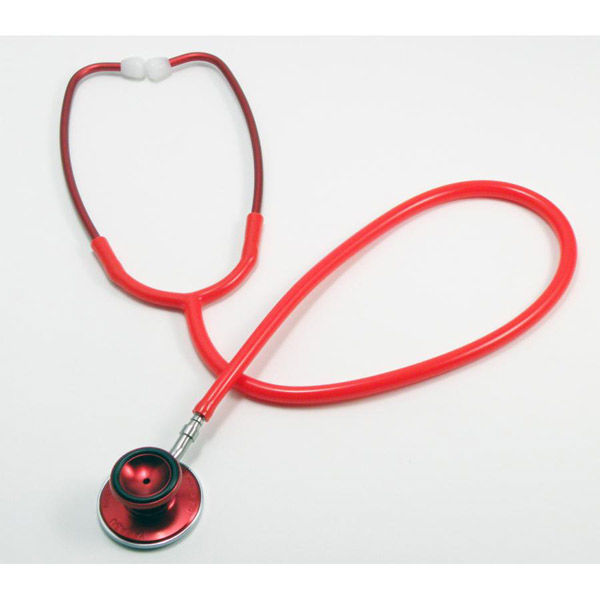 ケンツメディコ ダブル聴診器(ダブルタイプ 内バネ式)レッド 軽量 ベーシック 日本製 NO.120 1個（直送品）